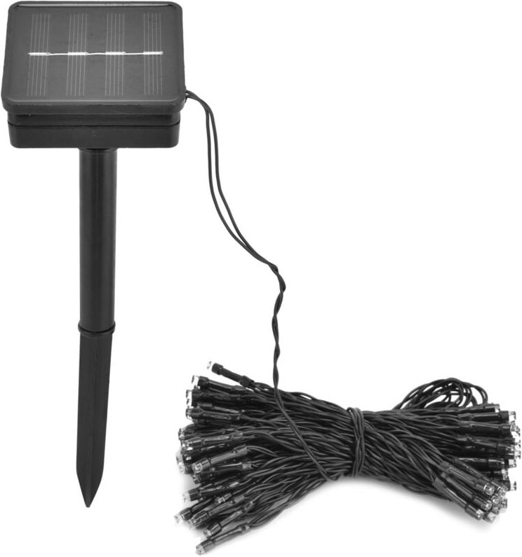 Solarschnur Licht wasserdicht 12m 100 Lebte Bunte Lichter für Terrasse Gartenpartydekoration - Eosnow