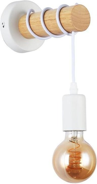 Rustikale Wandleuchte aus Holz "Mila"