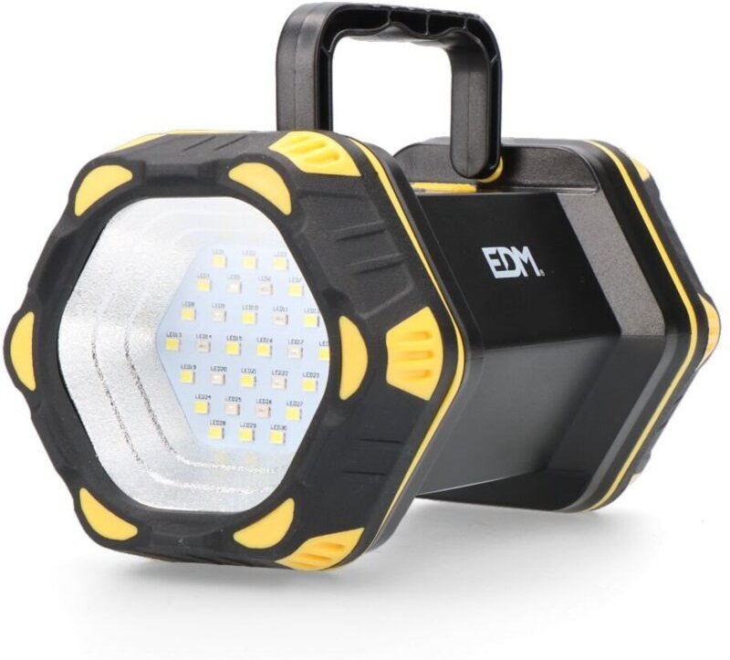 Handtaschenlampe mit vorderer LED 400 lm + seitlichem 200 lm EDM