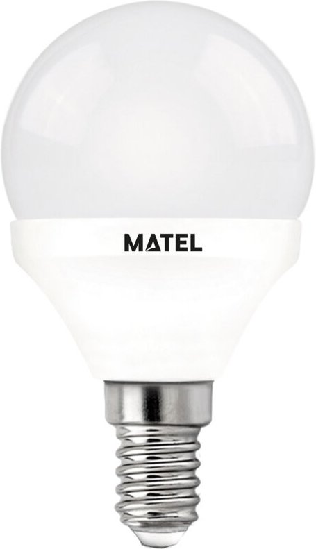 Alfa - Matel e14 5w kalte kugelförmige LED-Glühbirne (3 Intensitäten)