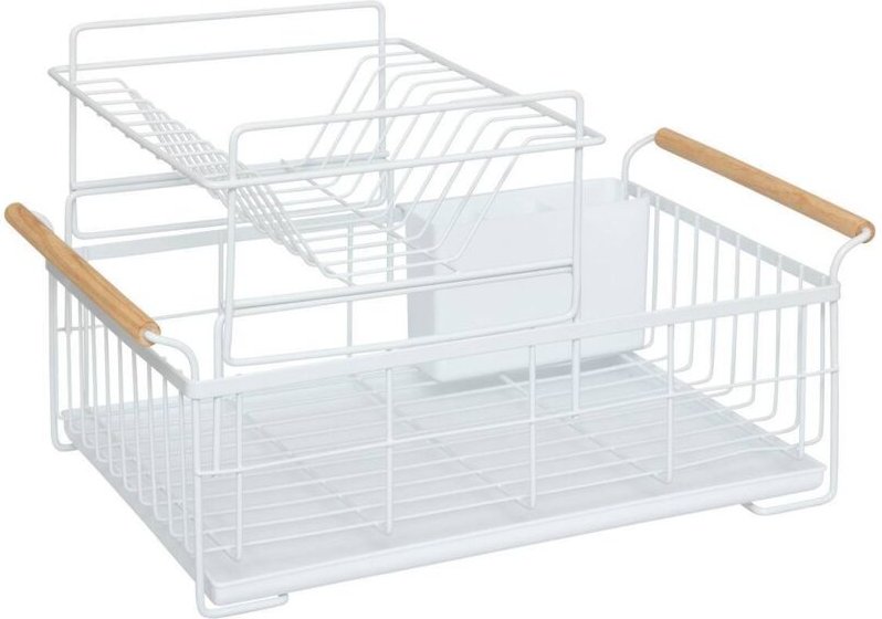 5five Simply Smart - Geschirrabtropfgestell blackwood, 2-stufig