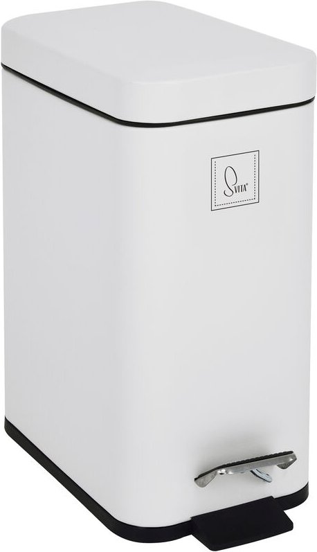 Thumbnail - STM5 Mülleimer Treteimer 5l inkl. Inneneimer Softclose-Deckel Weiß - Svita