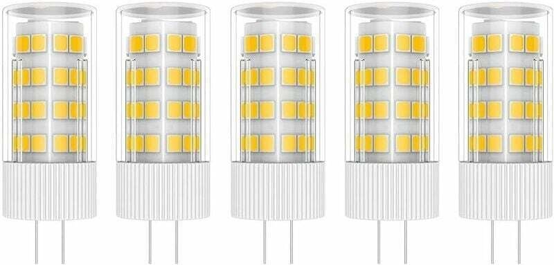Shining House - x G4-LED-Lampe, 5 w, 51 smd 2835 LEDs, warmweiß, 3000 k, LED-Leuchtmittel, entspricht 50 w Halogenlampe,...