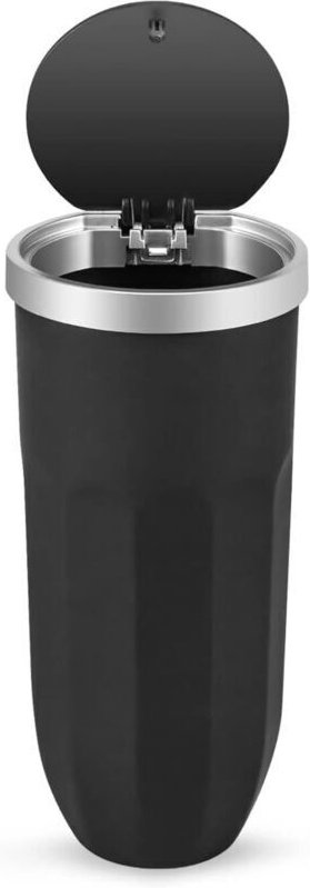 Mini-Auto-Mülleimer, multifunktionaler Auto-Mülleimer mit Deckel, tragbare Aufbewahrungsbox für Auto, Zuhause, Büro (Sch...