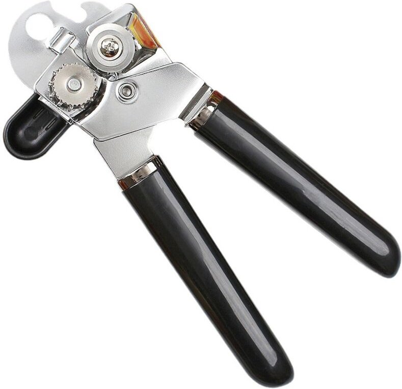 Soft-Grip-Dosenöffner, multifunktionaler manueller Dosenöffner – Edelstahl - Sollbry