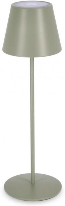 Iperbriko - Tischlampe led Etna Salbeigrün D.12x38h