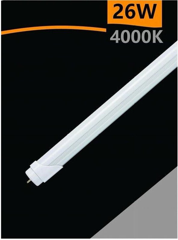 Trade Shop Traesio - Trade Shop - tubo neon led T8 opaco 26 watt bilateral connection luce 4000K 6500K T8-26W-O -