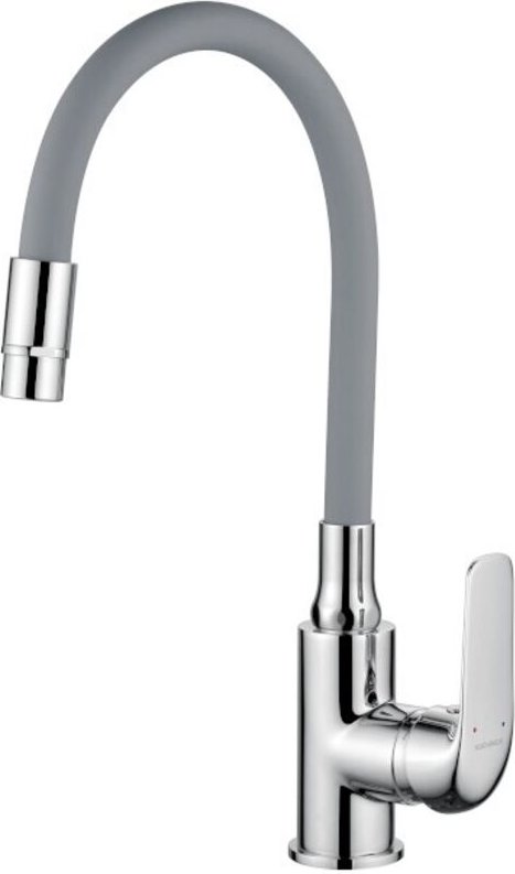 Freistehender Spültischhahn mit flexiblem Auslauf