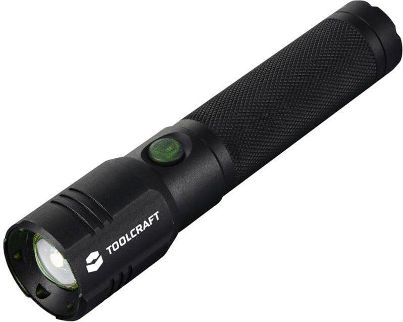 Toolcraft - TO-9469530 led Taschenlampe Einstellbare Punktgröße akkubetrieben 2000 lm 4 h 238 g