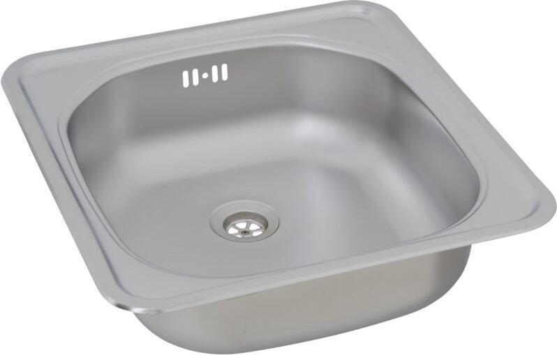 respekta Einbauspüle 1 Becken DALLAS Single 46,5 x 43,5 cm Spülbecken Spüle