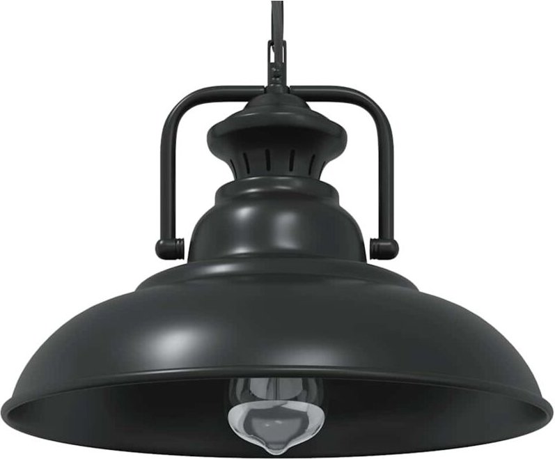 Pendelleuchte E27 Schwarz ø 31 cm Eisen Vidaxl