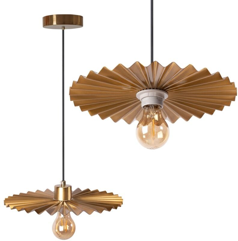Toolight - deckenlampe APP1354 old gold 30 cm