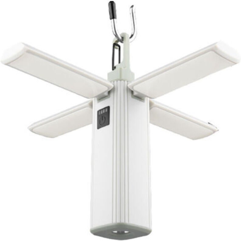 Wiederaufladbare, faltbare Solar-Campinglaterne mit 2000 mAh für Zelte, solarbetrieben, 3 Leuchtmodi, zum Aufhängen im F...