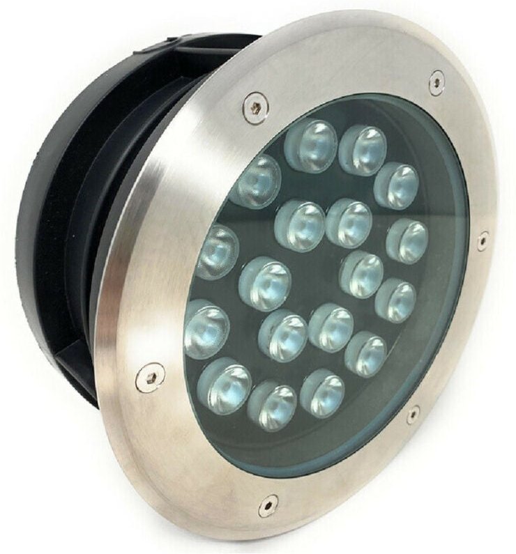 Trade Shop Traesio - Trade Shop - 18W einbaustrahler gehweg IP67 licht 6500K 4000K 3000K ES08-18 -