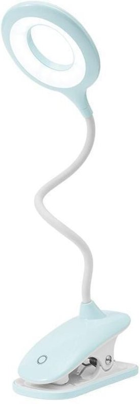 Lablanc - LED-Leselampe, Klemmlampe, Schreibtischlampe für Kinder, mit flexiblem Hals, wiederaufladbar über usb, eReader...