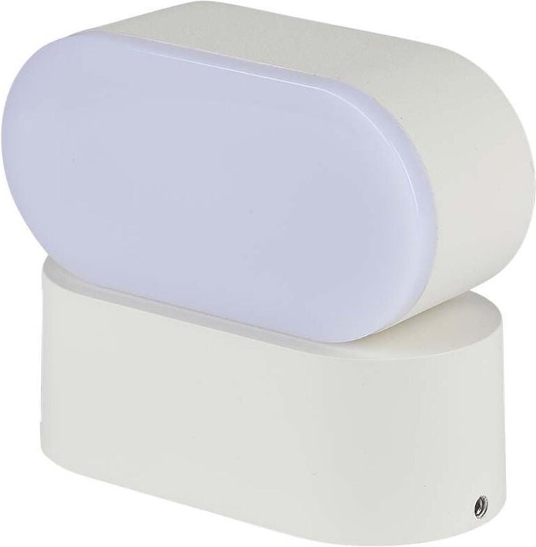 5W 110LM/W Ovale LED-Wandleuchte mit drehbarem Kopf, Warmweiß, IP65 - V-tac