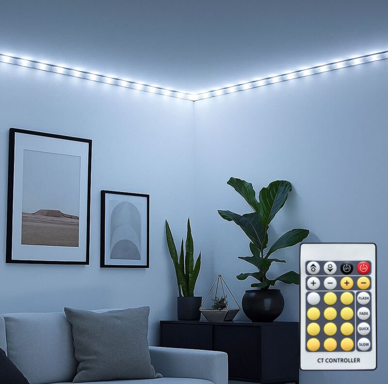 Paulmann MaxLED Tunable White 70624 LED-Streifen-Basisset mit Stecker 24 V 3 m Warmweiß, Neutralwei