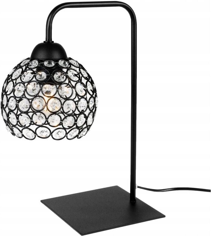 LED-Kristallkugel-Nachttischlampe