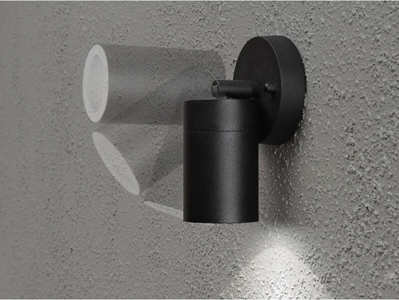 Konstsmide - Außenwandleuchte modena Downlight schwenkbar, Höhe 15cm, Schwarz