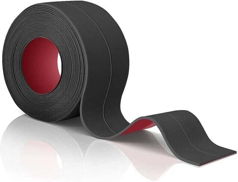 Küchenabschlussleiste, 19 x 19 mm faltbare PVC-Eckleiste mit Schaumstoffklebestreifen, Kunststoffbeschichtung, 6 m lange...