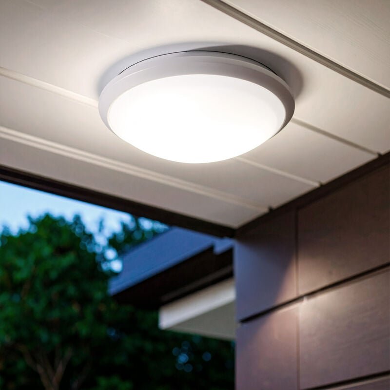 Efectoled - LED-Deckenleuchte 20W Rund mit Bewegungsmelder Radar Ø350 mm 4500K Neutralweiß