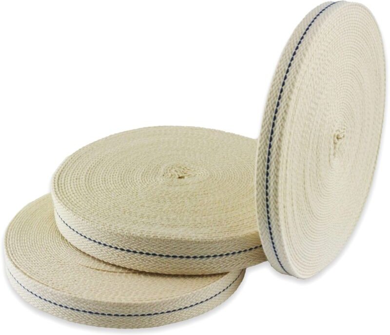 Docht für Öllampen, Fackeln, flach, 16 mm, 1 m