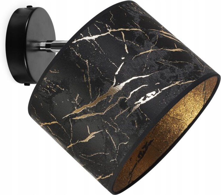 Decken-Hängelampe, Wandlampe, Lampenschirm, Goldmuster