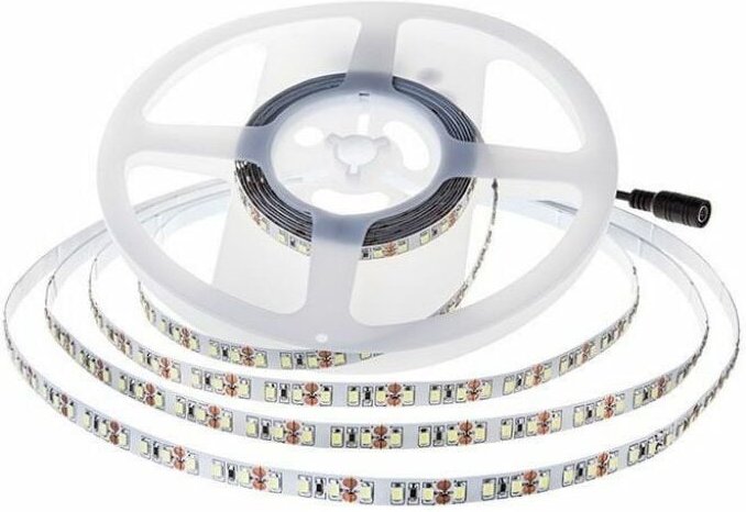 V-TAC LED-Streifen SMD2835 11W/m 5m 168 LED/m 150LM/W 24V Kaltweiß IP20 10mm