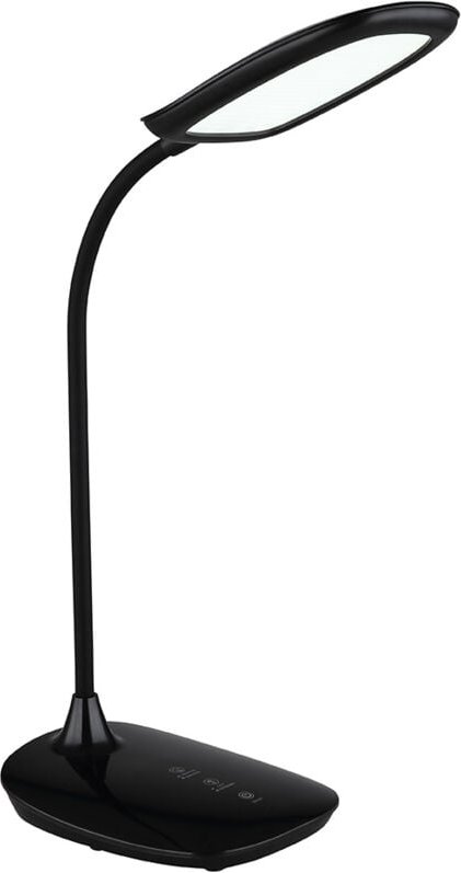 Tischlampe Tischleuchte Leselampe Touchdimmer Schreibtischlampe flexibel, schwarz, 9W, 520lm warmweiß-kaltweiß, LxH 28 x...