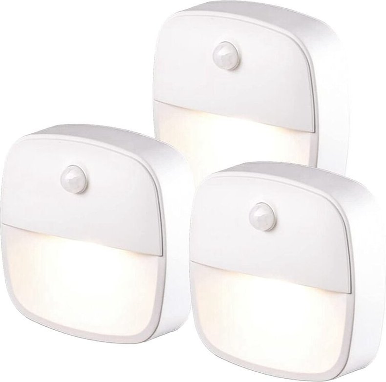 Thumbnail - Bewegungsmelder-Licht für den Innenbereich, batteriebetriebenes LED-Nachtlicht, automatisches Treppenlicht für Flur, Ori...