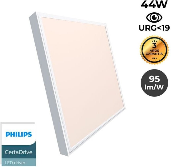 Thumbnail - Barcelona Led - LED-Anbaupanel Slim 60x60cm – philips Treiber – 44W – UGR19 –