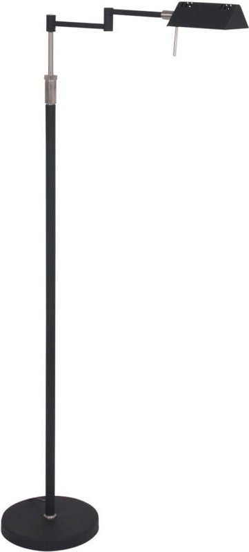 Sienna Karl LED-Einbau-Stehleuchte Schwarz Matt, Stahl, Glas Matt