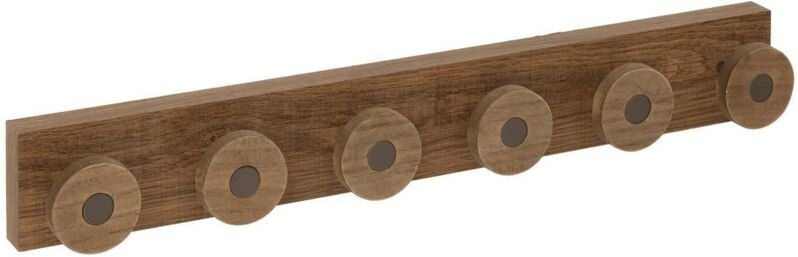 Garderobe mit 6 haken come aus holz l 58cm - 5five