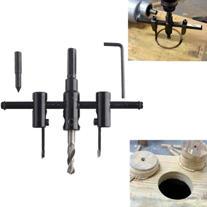 Verstellbarer Kreisbohrer für Sperrholz und Laminate - - Ymyny