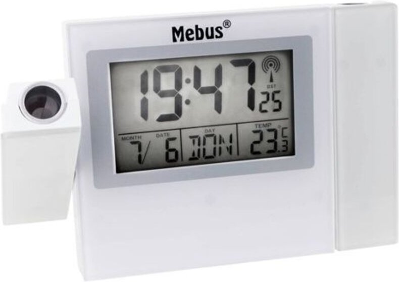 42421 Doppel Projektions-Funkwecker - Mebus