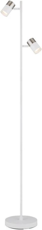 Stehleuchte Standlampe Schlafzimmerlampe Wohnzimmerlampe Weiß Fußtrittschalter