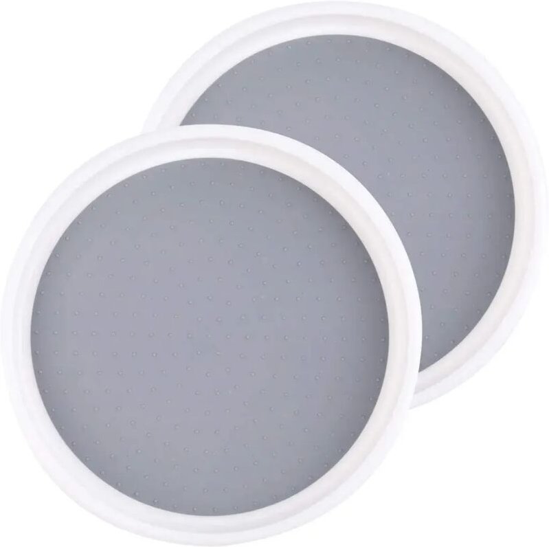 2-teiliger drehbarer Gewürz-Organizer für Vorratsschrank, Küchenschrank und Arbeitsplatte, 25 cm