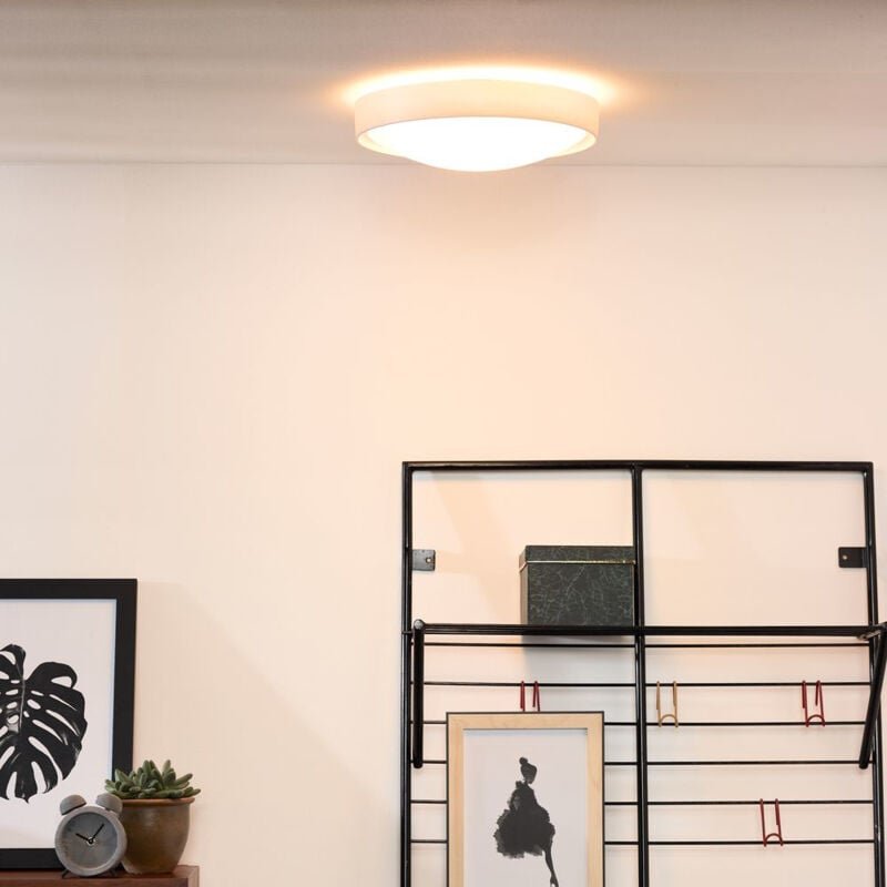 Lex - Deckenleuchte - ø 33 cm - 2xE27 - Weiß - Lucide