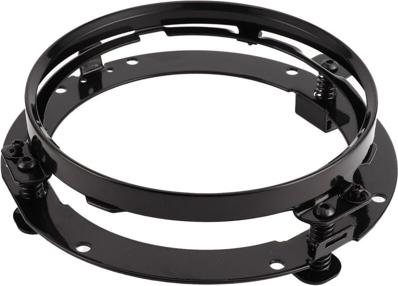 Scheinwerferhalterung, Scheinwerferhalterung, runde Frontscheinwerferhalterung, 7-Zoll-Ersatzmontagebasis für JK (SCHWAR...