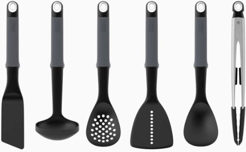 Set de Karussell de graue Utensilien Joseph Joseph Elevate de 6-teiliges Set mit Zange, ergonomisch gestaltet und funkti...