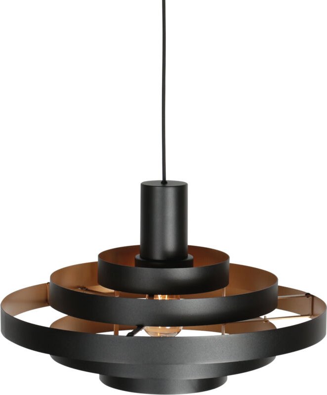 Hängeleuchte - schwarz - metall - ø 50cm - E27 - - Steinhauer