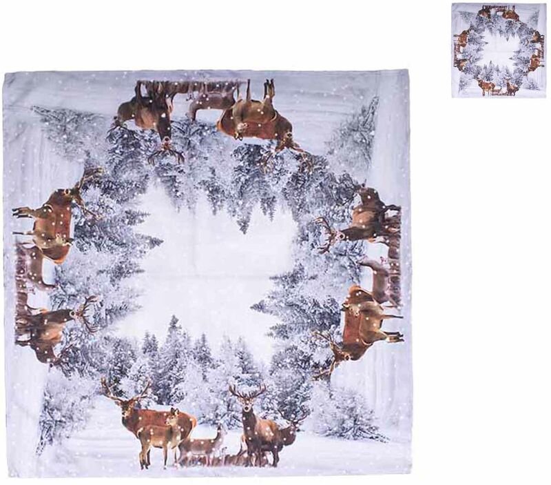 2er Platzset Weinachtsmotiv-M115850-Elch