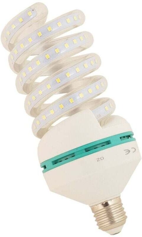 Ymyny - E27 Spiral-LED-Glühbirne, niedriger Energieverbrauch, kaltweißes Licht, 6500 kW – Kaltweiß – 9 Watt