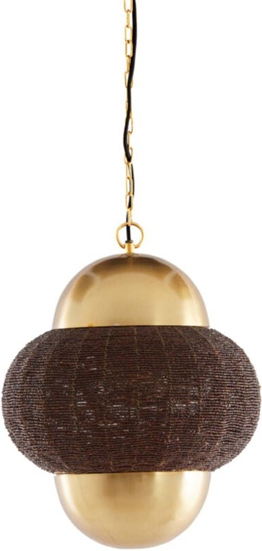 Light&living - hängeleuchte - Cetara - braun - metall - E27 -