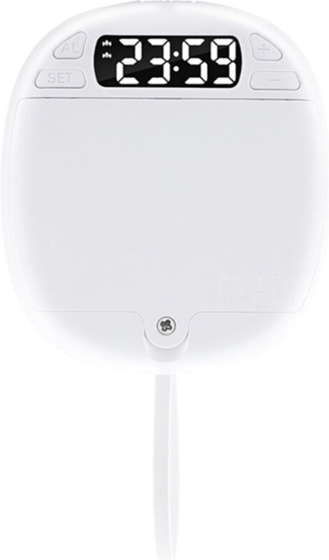 TS-BC670 Sveglia a vibrazione silenziosa per studenti, sveglia potente, design creativo e carino, orologio digitale a LE...