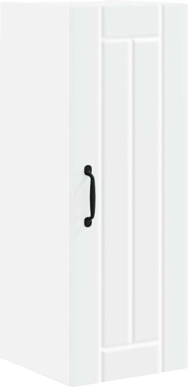 Küchenwandschrank mit Tür Weiß 30 x 31 x 80 cm Holzwerkstoff vidaXL