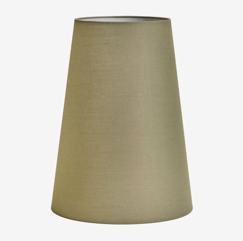 SKLUM Lampenschirm aus Mallorca-Stoff Grün Salbei Ø30 cm