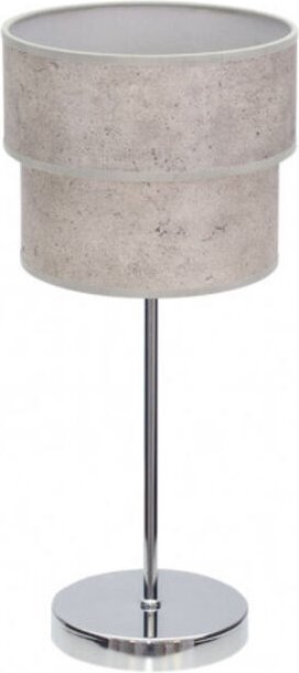 Doppel-Tischlampe smile 1xe14 Chrom/grauer Zement 44x18x18 cm