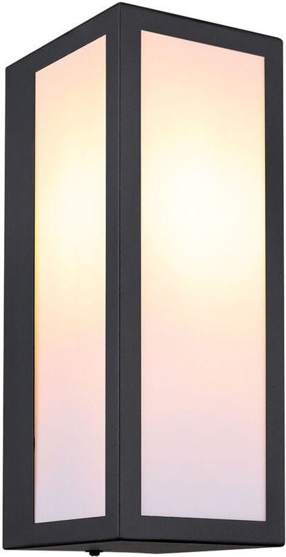 Wandleuchte - Gundula - schwarz - metall - E27 - 31980O - Globo