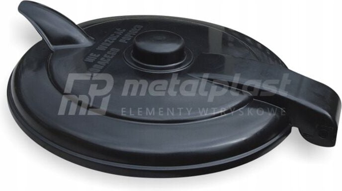 Deckel für den Rahmen des Müllbeutelständers 120 l. Schwarz